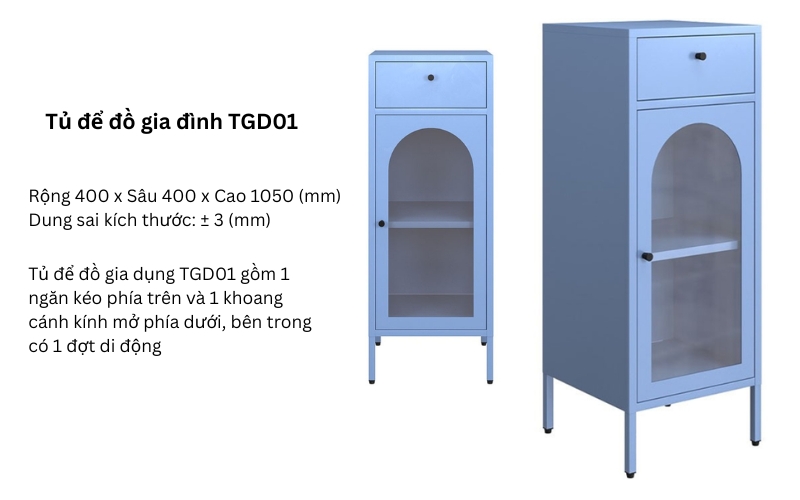 Mẫu tủ sắt gia dụng TGD01 