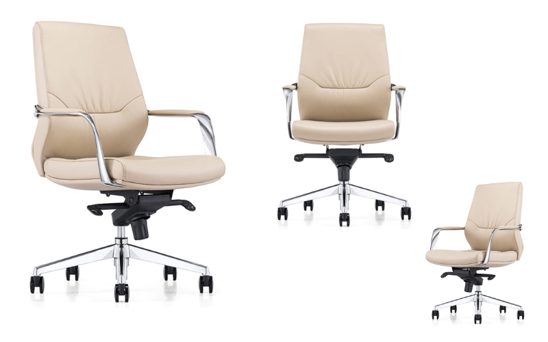 Ghế giám đốc màu kem dành cho sếp nữ 6710B