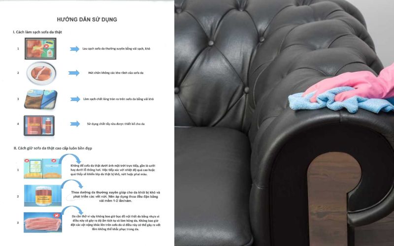 Hướng dẫn cách vệ sinh ghế da thật