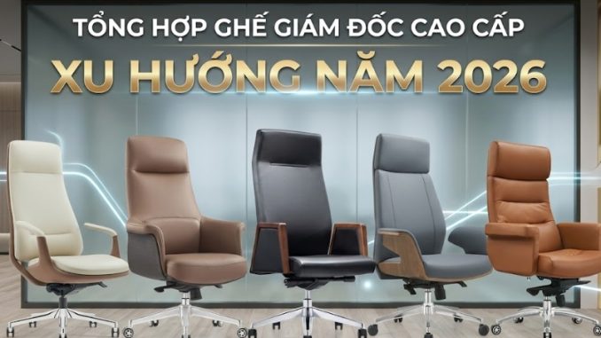 Xu hướng ghế giám đốc trong năm 2026