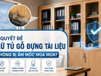 bí quyết để giữ tủ hồ sơ gỗ không bị ẩm mốc