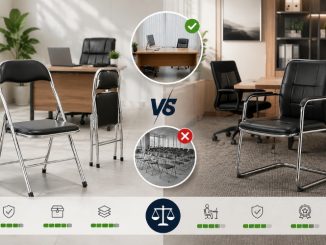 kình nghiệm chọn ghế chân quỳ hay ghế gấp văn phòng