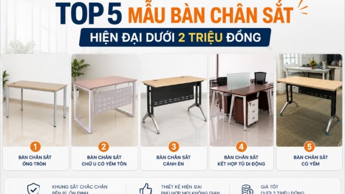 Top 5 mẫu bàn chân sắt hiện đại dưới 2 triệu đồng