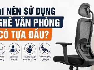 đối tượng nên sử dụng ghế văn phòng có tựa đầu