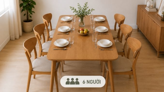 Bí quyết chọn bàn ăn cho các thành viên