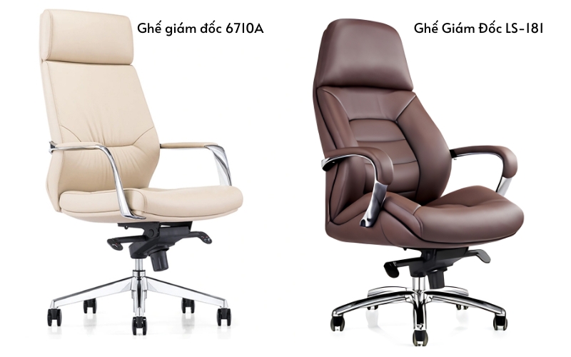 Ghế giám đốc có tựa đầu bản rộng