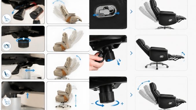 Điều chỉnh ngả lưng của ghees giám đốc