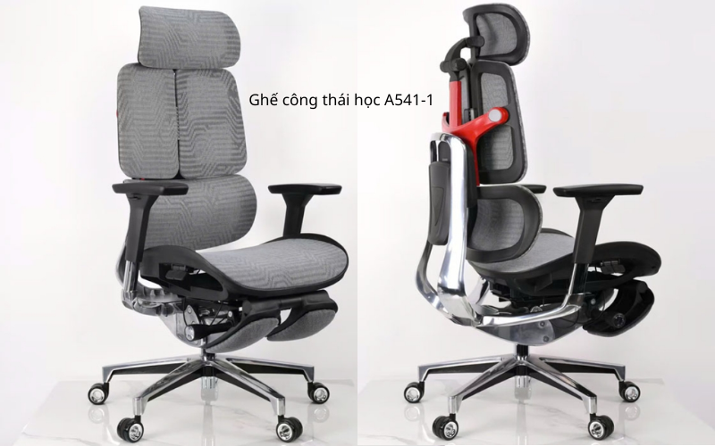 Ghế công thái học A541-1 cấu hình mạnh mẽ