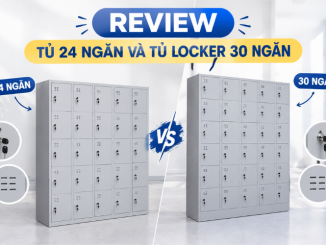 So sánh chi tiết tủ locker 24 ngăn và 30 ngăn